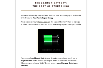The Cost of Depleted Energy