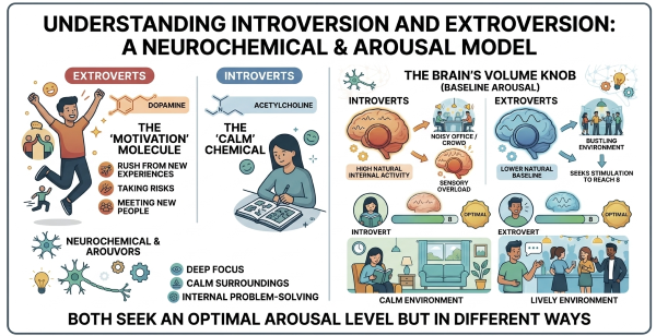 Different Brain Functioning between Extro- and Introversion