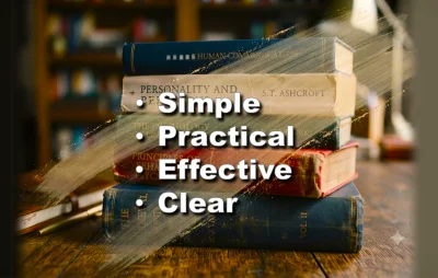 clear objectives; non academic approach